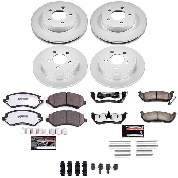 Z36 Truck & Tow Premium Carbon-Fiber Ceramic Brake Pad and Fully Coated Rotor Ki