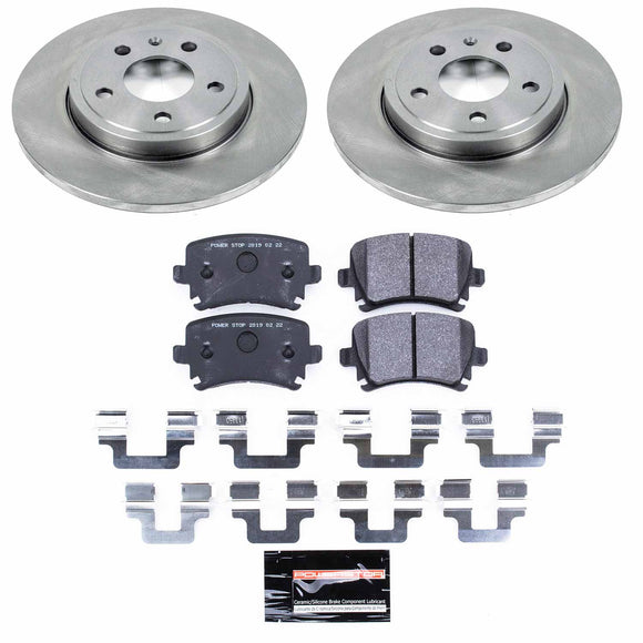 PowerStop Track Day Spec High-Performance Brake Pad and Rotor Kit