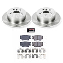 PowerStop OE Stock Replacement Low-Dust Ceramic Brake Pad and Rotor Kit
