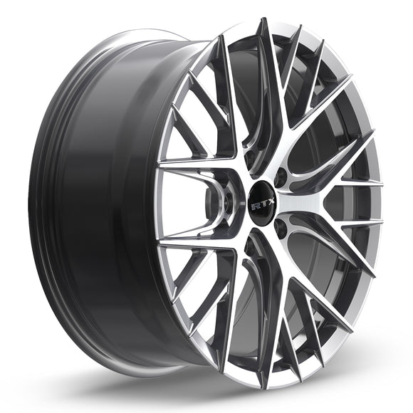 20x8.5 RTX Valkyrie Lite Gunmetal Machined 5x114.3 ET38 wheel/rim