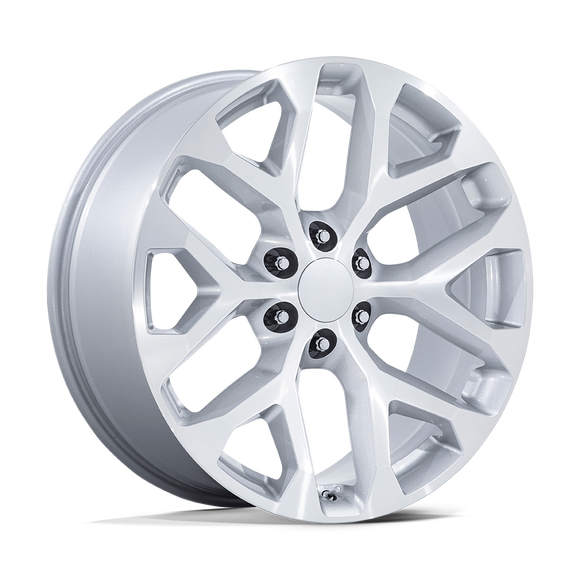 24X10 Performance Replicas PR177 Silver 6X139.7 6X5.5 ET24 Wheel Rim