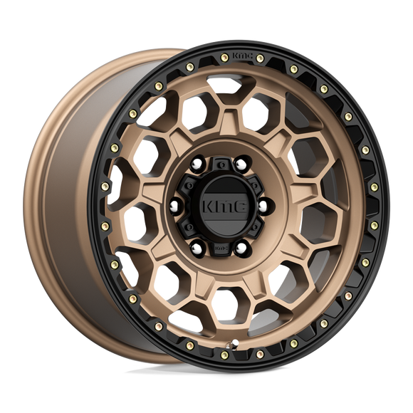 KM545 17X9 6X5.5 M-BRZ BLK LP 00MM
