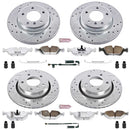 PowerStop Z26 Street Performance Ceramic Brake Pad and Drilled & Slotted Rotor K