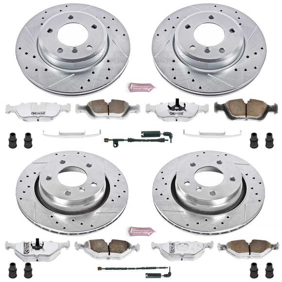 PowerStop Z26 Street Performance Ceramic Brake Pad and Drilled & Slotted Rotor K