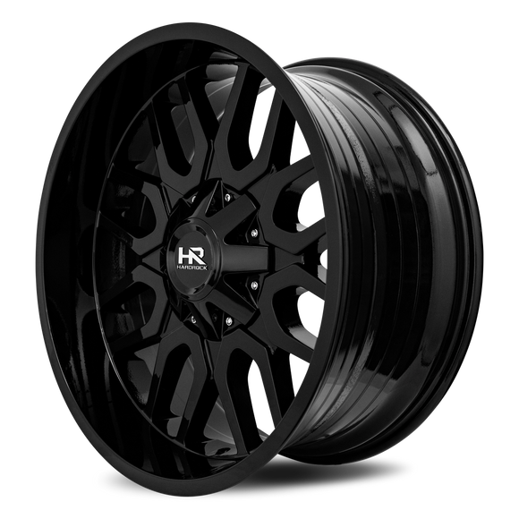 22x10 Hardrock Commander Gloss Black 6x135/139.7 ET-25 wheel/rim