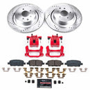 PowerStop Z23 Daily Driver Carbon-Fiber Ceramic Pads Drilled & Slotted Rotor & C