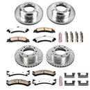PowerStop Z36 Carbon-Fiber Ceramic Brake Pad with Drilled and Slotted Rotor Kit