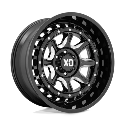 20X10 XD XD866 Outlander Gloss Black Milled 6X135 ET-18 Wheel Rim