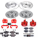 PowerStop Z23 Daily Driver Carbon-Fiber Ceramic Pads Drilled & Slotted Rotor & C