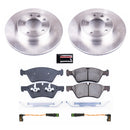 PowerStop OE Stock Replacement Low-Dust Ceramic Brake Pad and Rotor Kit