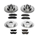 PowerStop Z23 Daily Driver Carbon-Fiber Ceramic Brake Pad and Drilled & Slotted