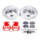 PowerStop Z23 Daily Driver Carbon-Fiber Ceramic Pads Drilled & Slotted Rotor & C