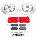 PowerStop Z23 Daily Driver Carbon-Fiber Ceramic Pads Drilled & Slotted Rotor & C