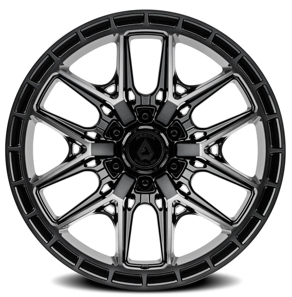 20x9 Arena Wheel Battle Glossy Black Machined Ddt Lip 6x139.7 ET20