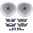 PowerStop Genuine Geomet Coated Rotor and Low-Dust Ceramic Brake Pad Kit