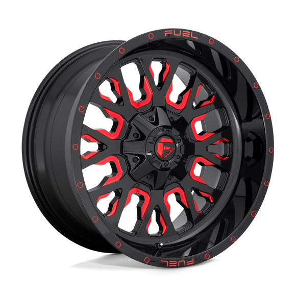 17X9 Fuel D612 Stroke Gloss Black-RTTC 5X114.3/5X127 ET-12 wheel/rim