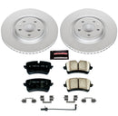 PowerStop Genuine Geomet Coated Rotor and Carbon-Fiber Ceramic Brake Pad Kit