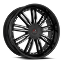 18x8 Cavallo CLV-54 Gloss Black Machined 5x114.3/120 ET35 wheel/rim