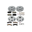 PowerStop OE Stock Replacement Low-Dust Ceramic Brake Pad and Rotor Kit