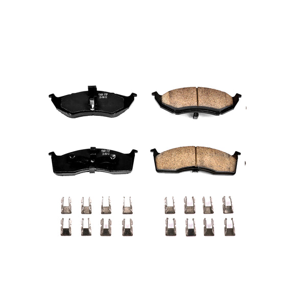 PowerStop Z17 Evolution Ceramic Brake Pads With Hardware