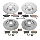 PowerStop Z23 Daily Driver Carbon-Fiber Ceramic Brake Pad and Drilled & Slotted