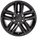 18" Replica CV34B fits Chevrolet Silverado 18x8.5 Black