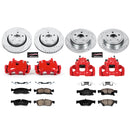 PowerStop Z23 Daily Driver Carbon-Fiber Ceramic Pads Drilled & Slotted Rotor & C
