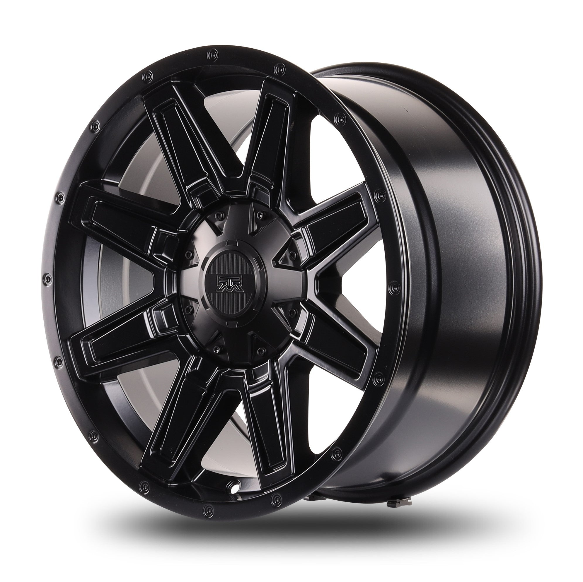 18x9 Mudder Trucker MT404 Deviant Black 5x127 5x5 5x135 ET12 Wheel Rim