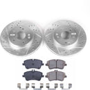 PowerStop Z23 Daily Driver Carbon-Fiber Ceramic Brake Pad and Drilled & Slotted