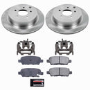 PowerStop OE Stock Replacement Low-Dust Ceramic Brake Pad, Rotor and Caliper Kit