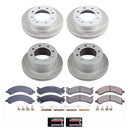 PowerStop Semi-Coated Rotor and Low-Dust Ceramic Brake Pad Kit