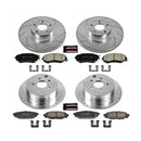 PowerStop Z23 Daily Driver Carbon-Fiber Ceramic Brake Pad and Drilled & Slotted