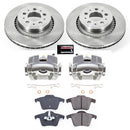 PowerStop OE Stock Replacement Low-Dust Ceramic Brake Pad, Rotor and Caliper Kit