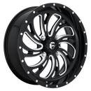 24X7 Fuel UTV D641 KOMPRESSOR Gloss Black Milled 4X156 ET13 wheel/rim