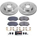 PowerStop Z23 Daily Driver Carbon-Fiber Ceramic Brake Pad and Drilled & Slotted