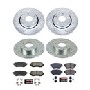 PowerStop Z23 Daily Driver Carbon-Fiber Ceramic Brake Pad and Drilled & Slotted