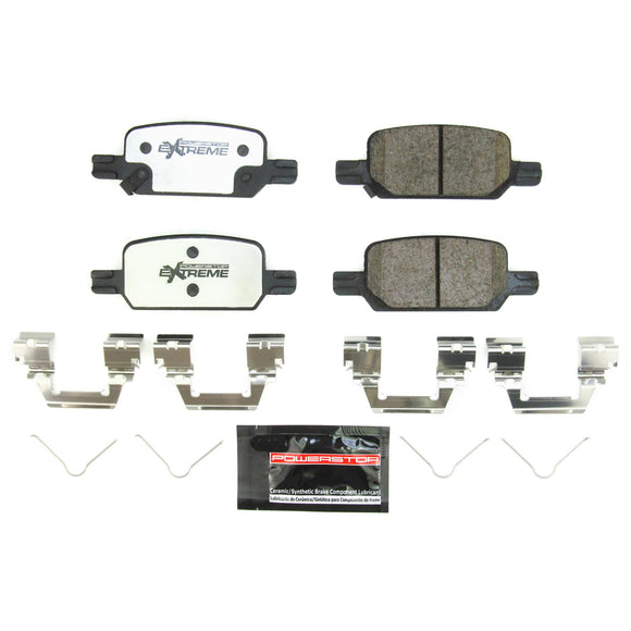 PowerStop Z36 Truck And Tow Carbon-Fiber Ceramic Brake Pads With Hardware