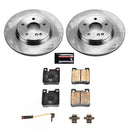 PowerStop OE Stock Replacement Low-Dust Ceramic Brake Pad and Rotor Kit