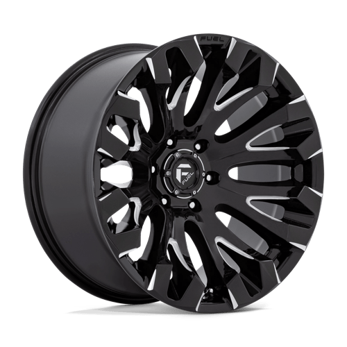 20x10 Fuel Off-Road D828 Quake Gloss Black Milled 5x127 ET-18 CB71.5 Wheel Rim