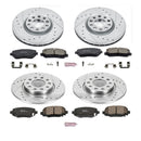 PowerStop Z23 Daily Driver Carbon-Fiber Ceramic Brake Pad and Drilled & Slotted