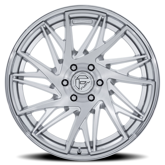 22x9.5 Fuel Off-Road Dynamo Gloss Silver Wheel 6x139.7 ET20 CB106.1