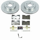 PowerStop Z36 Carbon-Fiber Ceramic Brake Pad with Drilled and Slotted Rotor Kit