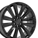 24" Replica CA91 fits Cadillac Escalade 24x10 Gloss Black