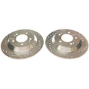 PowerStop Evolution Drilled Slotted Rotors Pair Rear For Hyundai Kona