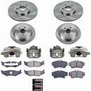 PowerStop OE Stock Replacement Low-Dust Ceramic Brake Pad, Rotor and Caliper Kit
