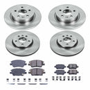 PowerStop OE Stock Replacement Low-Dust Ceramic Brake Pad and Rotor Kit