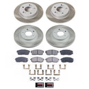 PowerStop Semi-Coated Rotor and Low-Dust Ceramic Brake Pad Kit