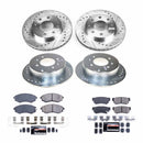 PowerStop Z23 Daily Driver Carbon-Fiber Ceramic Brake Pad and Drilled & Slotted