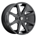 20X8.5 DUB 1PC S110 Push Black 5X114.3 5X127 5X4.5 5X5 ET30 Wheel Rim
