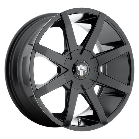 20X8.5 DUB 1PC S110 Push Black 5X114.3 5X127 5X4.5 5X5 ET30 Wheel Rim